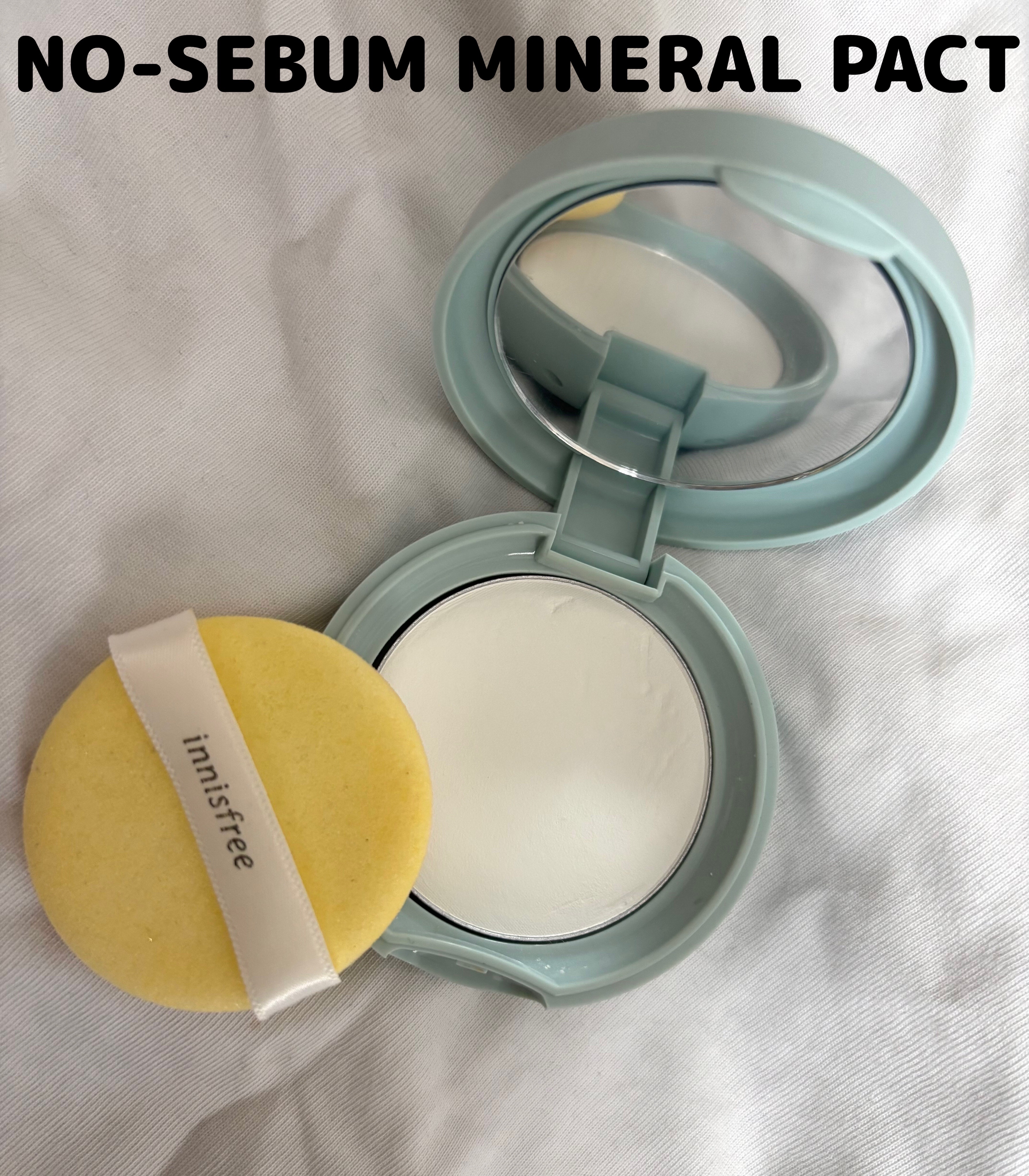 ノーセバム　ミネラルパクト　S ノーセバム ミネラルパクト （旧）/innisfree/プレストパウダーを使ったクチコミ（1枚目）