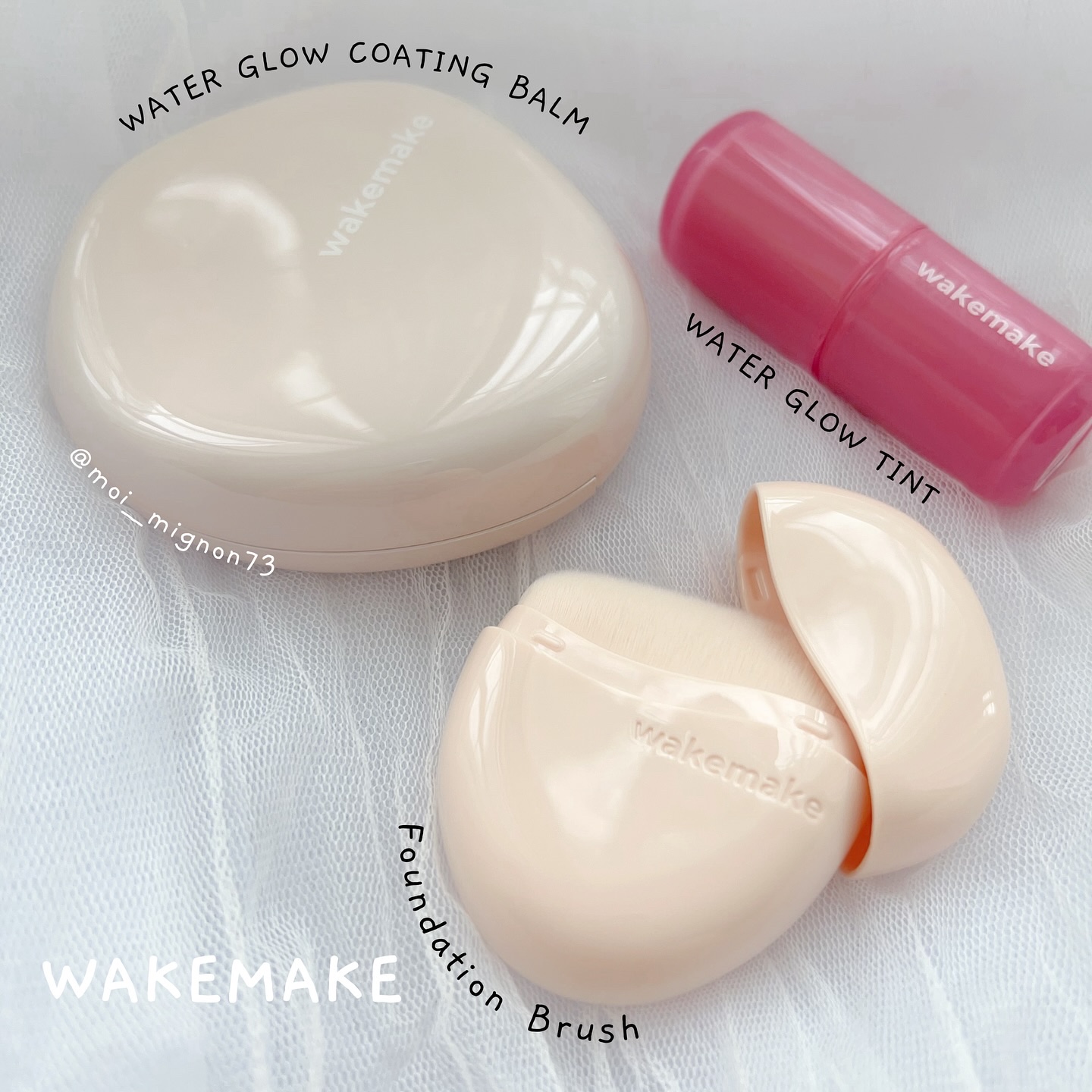 ウォーターグロウコーティングバーム/wakemake/クリーム・エマルジョンファンデーションを使ったクチコミ（1枚目）