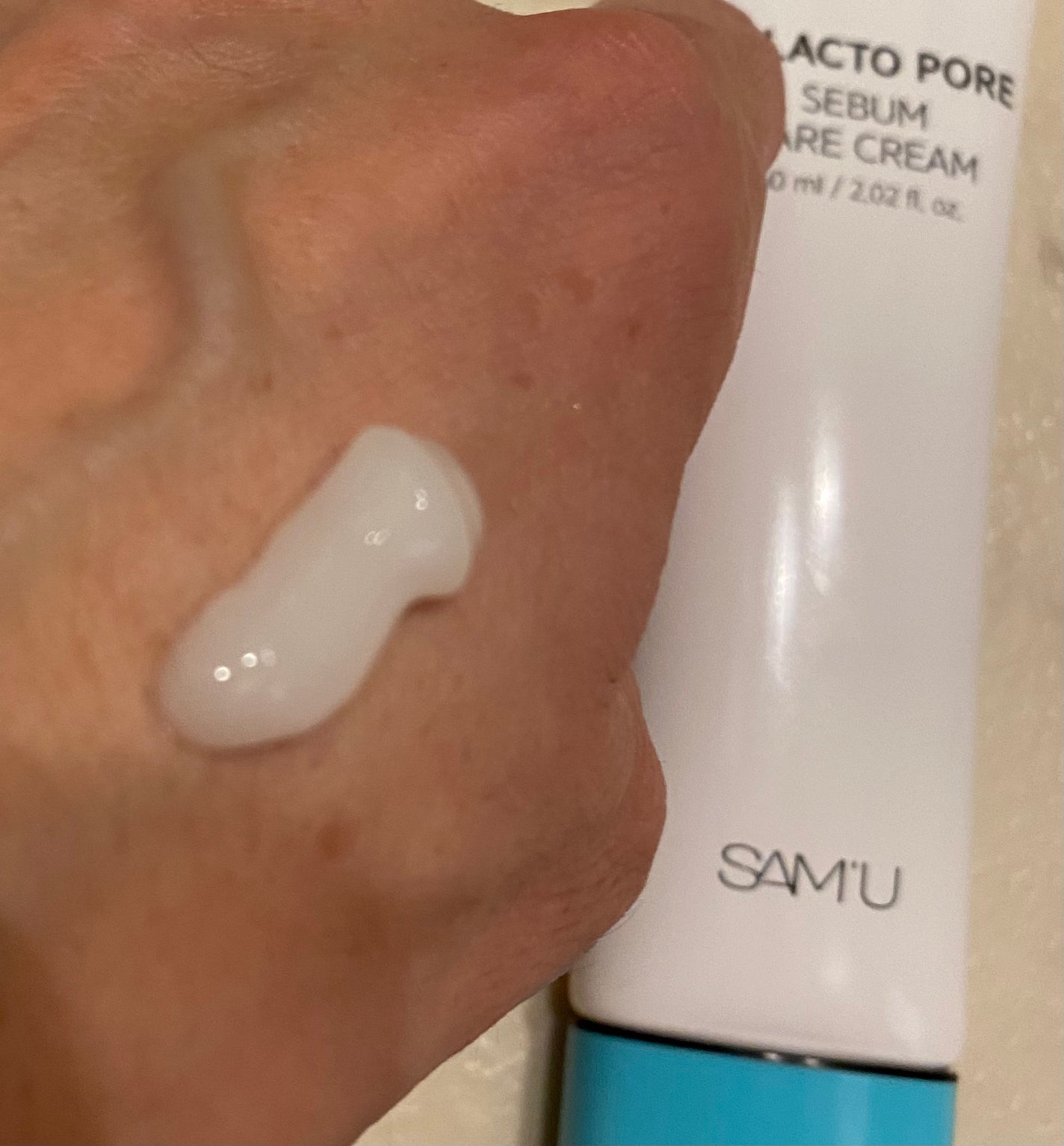 サミュ ガラクトポア セバムケアクリーム/SAM'U/フェイスクリームを使ったクチコミ(2枚目)