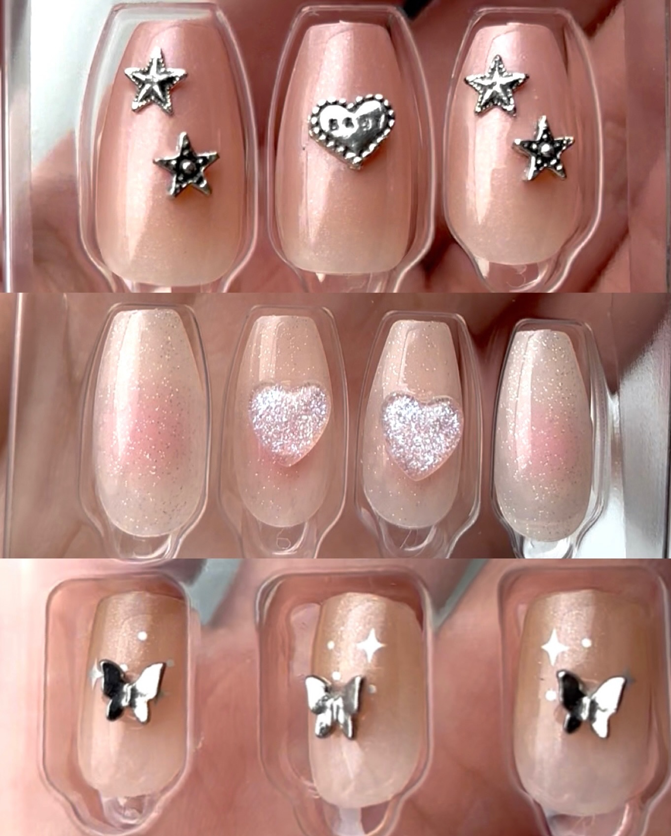 TPUネイルチップ（shape:Short Square）/Muzmak/ネイルチップ・パーツを使ったクチコミ（3枚目）