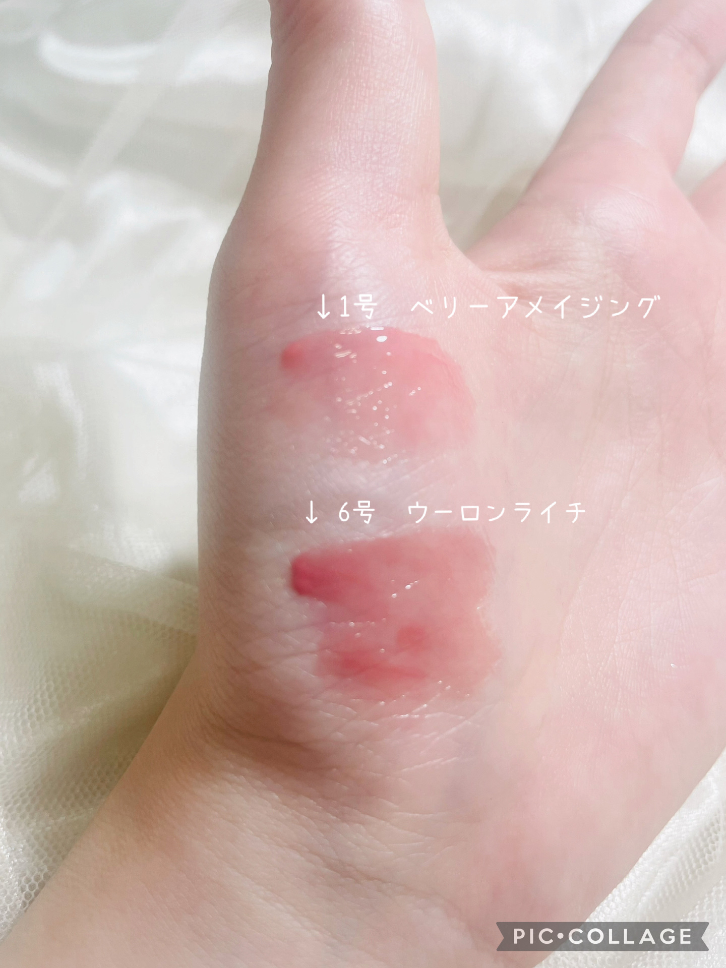 カラーグラム タンフルグラスティントミルク/Colorgram/リップティントを使ったクチコミ（3枚目）