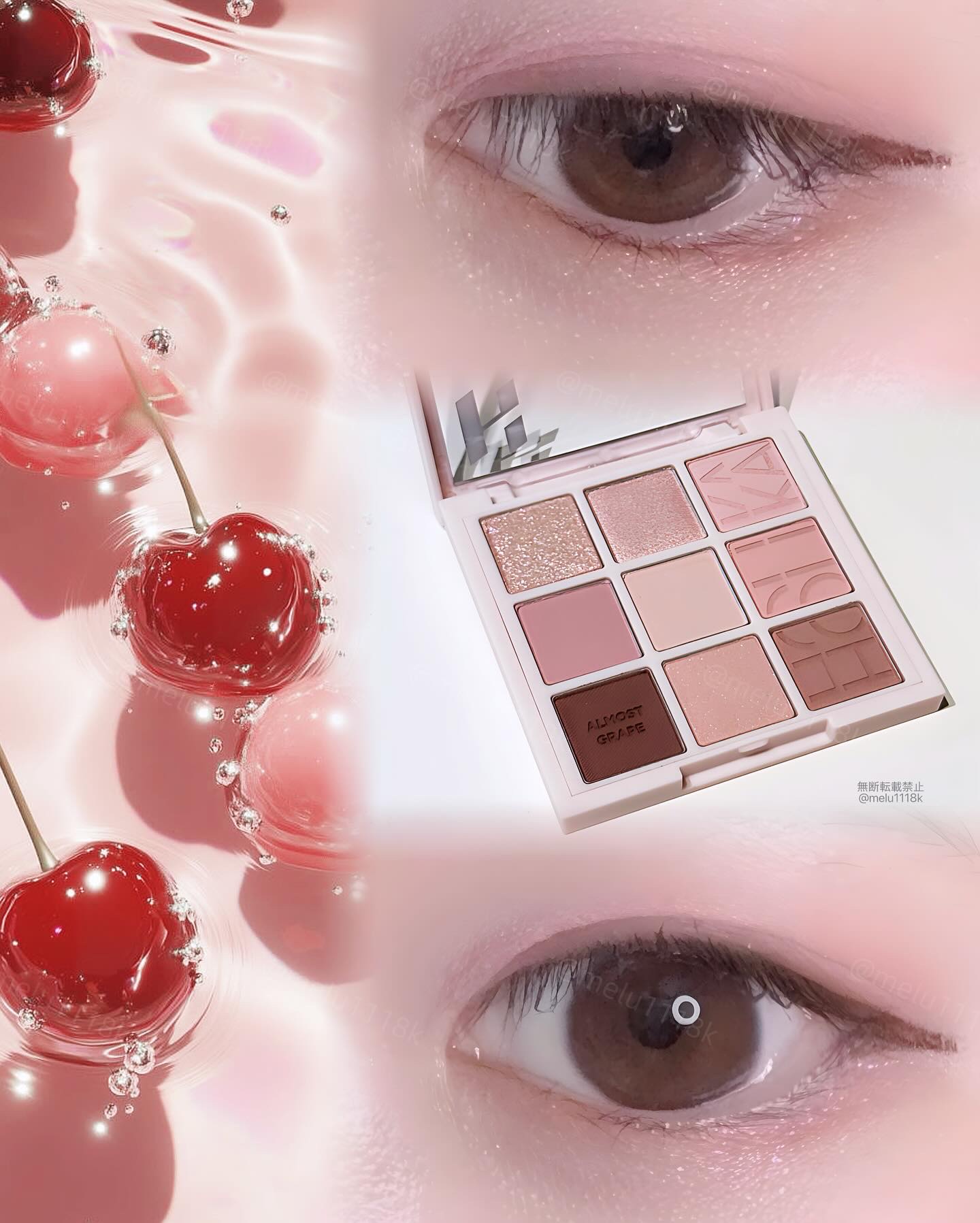 マイフェイブムードアイパレット 9カラー/HOLIKA HOLIKA/アイシャドウパレットを使ったクチコミ（3枚目）