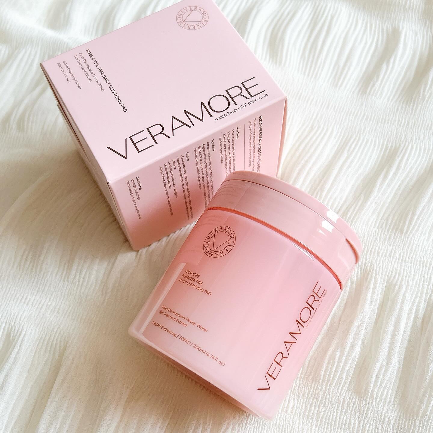 ローズ＆ティーツリークレンジングパッド/VERAMORE/クレンジングシートを使ったクチコミ（1枚目）