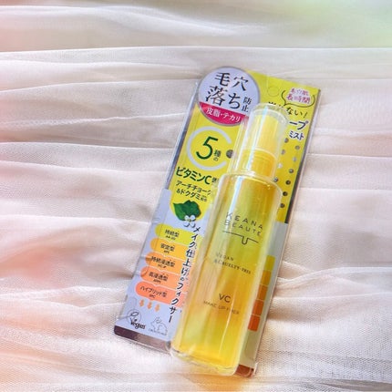 毛穴肌メイクアップフィクサー/ケアナボーテ/フィックスミストを使ったクチコミ(1枚目)