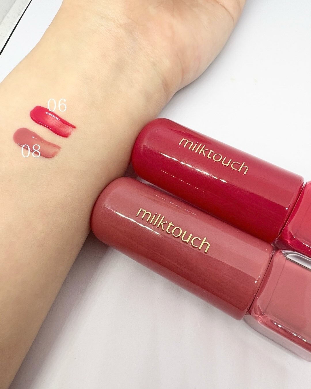 ジェリーフィットティンティッドグロウティント/Milk Touch/リップティントを使ったクチコミ（2枚目）