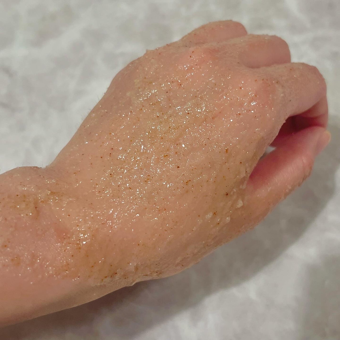 ボディスクラブ ブラッシャー モイスト/アーレス/ボディスクラブを使ったクチコミ(5枚目)