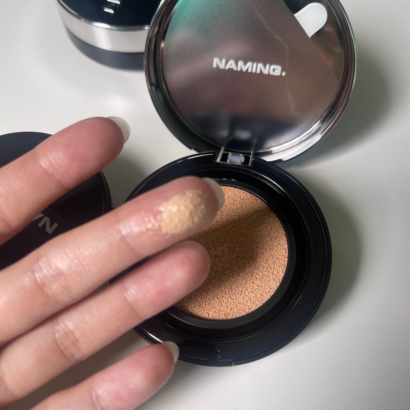 ネーミング レイヤード フィットクッション/NAMING./クッションファンデーションを使ったクチコミ(4枚目)