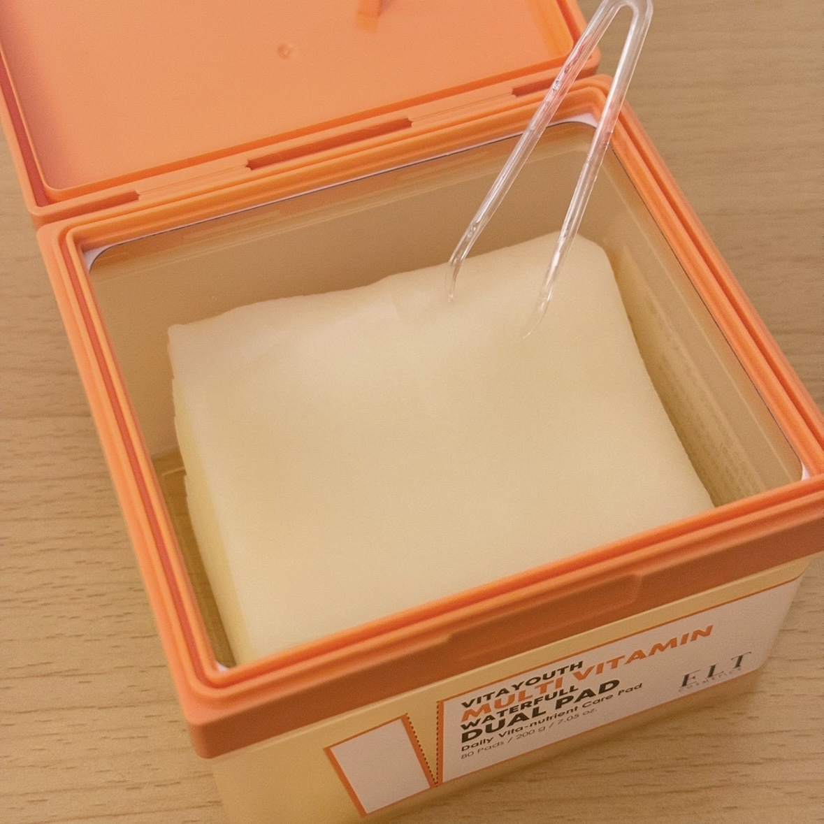 ビタユース マルチビタミンウォーターフルデュアルパッド/ELT COSMETICS/トナーパッドを使ったクチコミ（2枚目）