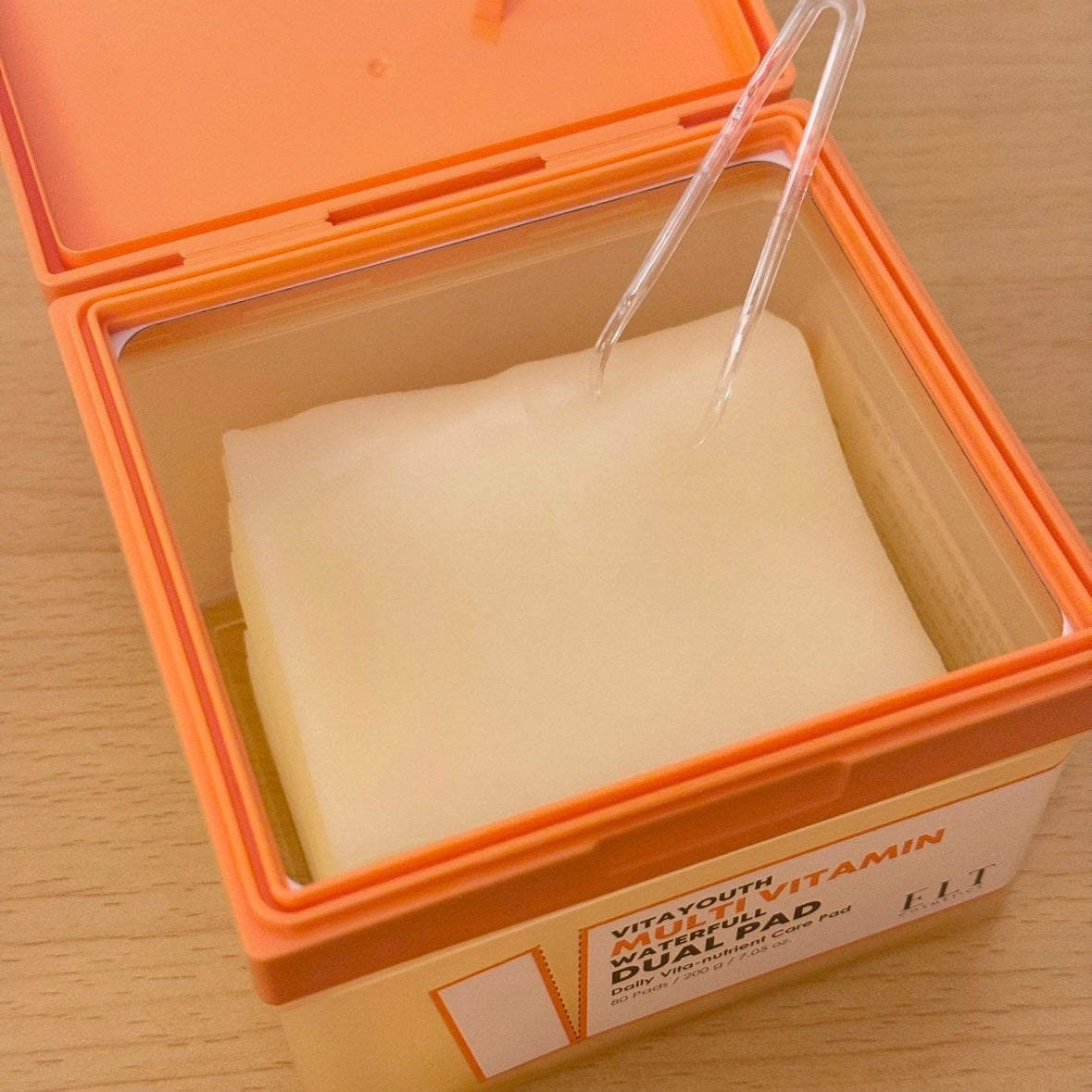 ビタユース マルチビタミンウォーターフルデュアルパッド/ELT COSMETICS/トナーパッドを使ったクチコミ(2枚目)