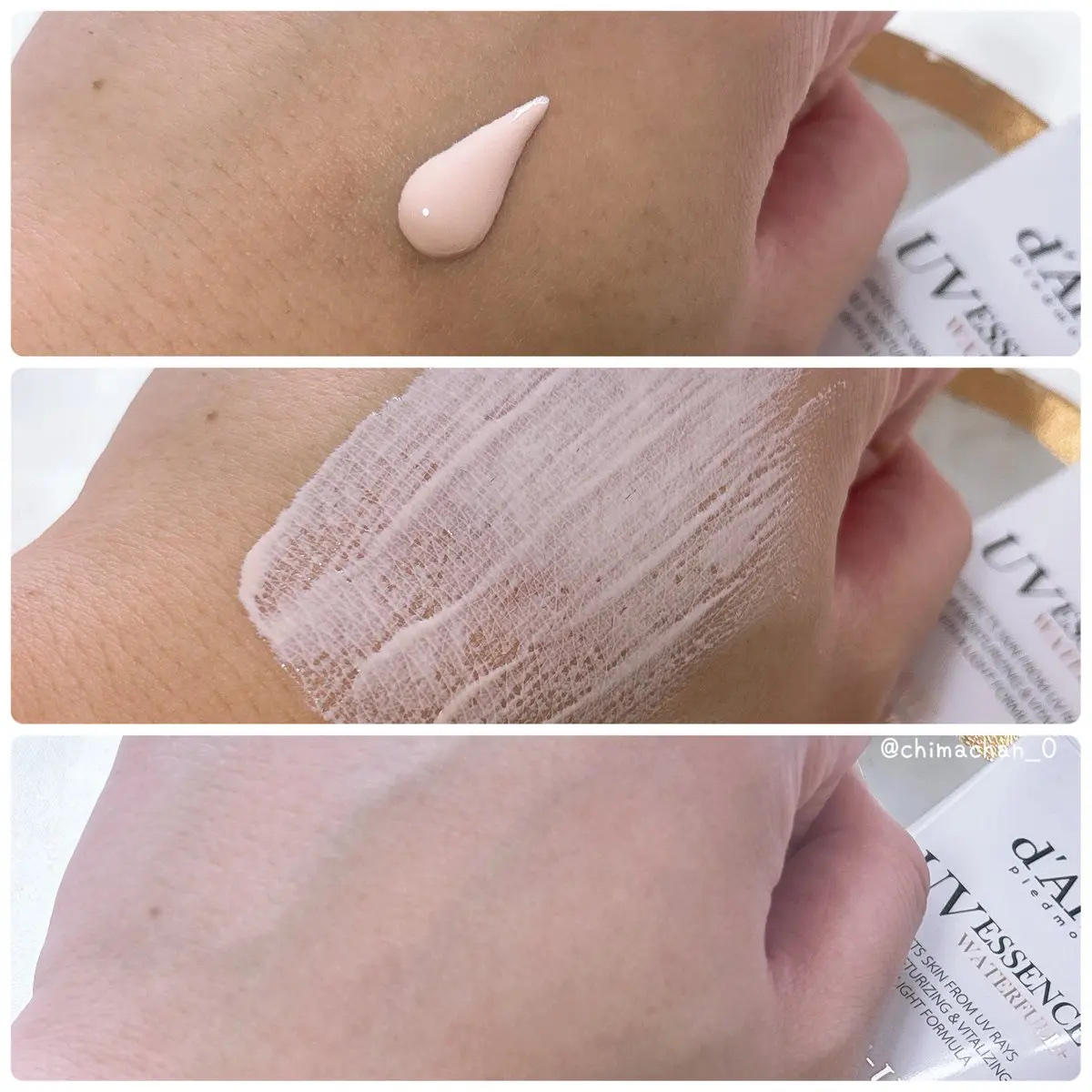 ウォータフルトーンアップサンクリーム/ダルバ/日焼け止めクリームを使ったクチコミ（2枚目）