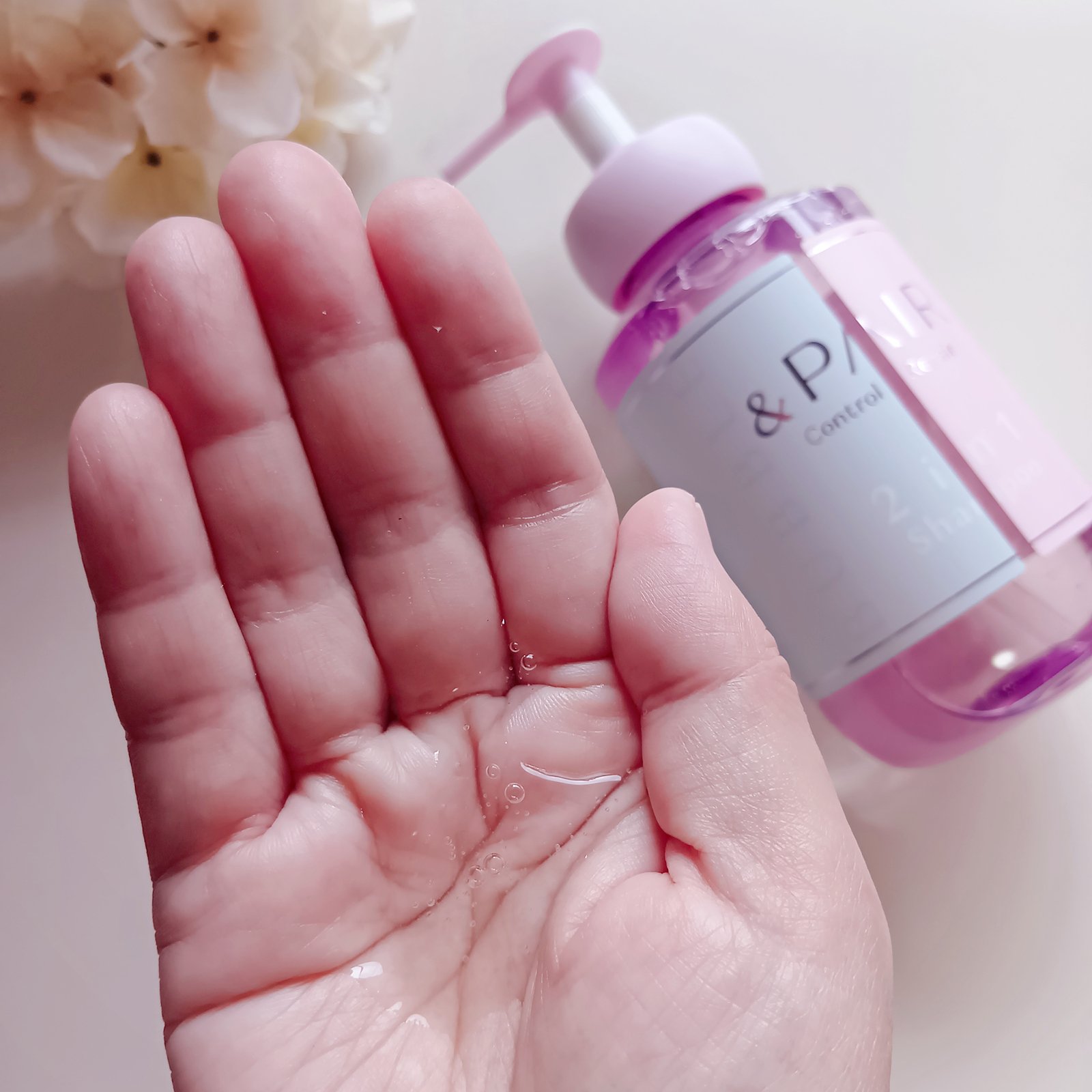 アンドペア コントロール リペア 2in1 シャンプー＆ヘアトリートメント/&PAIR/市販シャンプーを使ったクチコミ（3枚目）