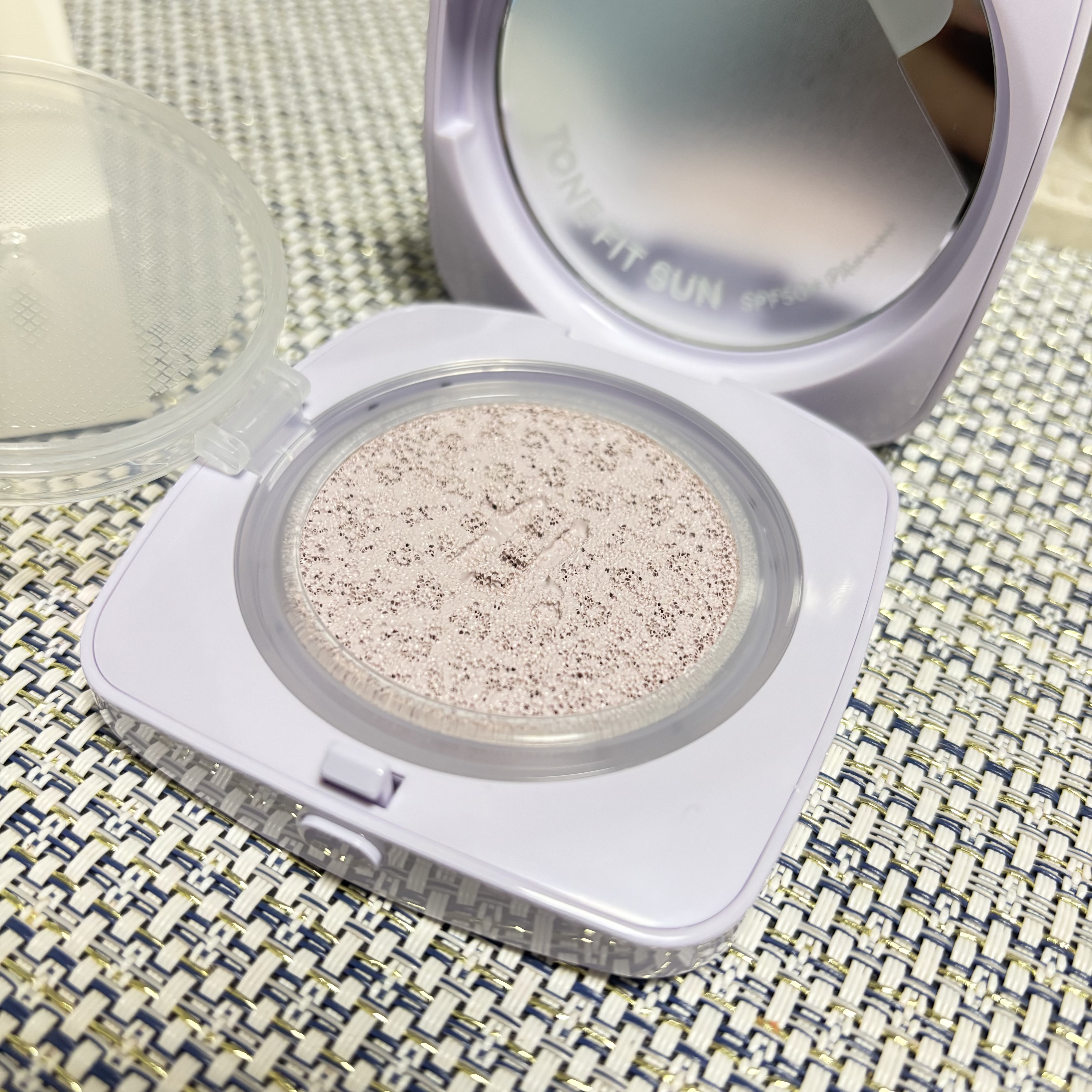 ベースフィットトーンアップサンクッション/TFIT/クッションファンデーションを使ったクチコミ（2枚目）