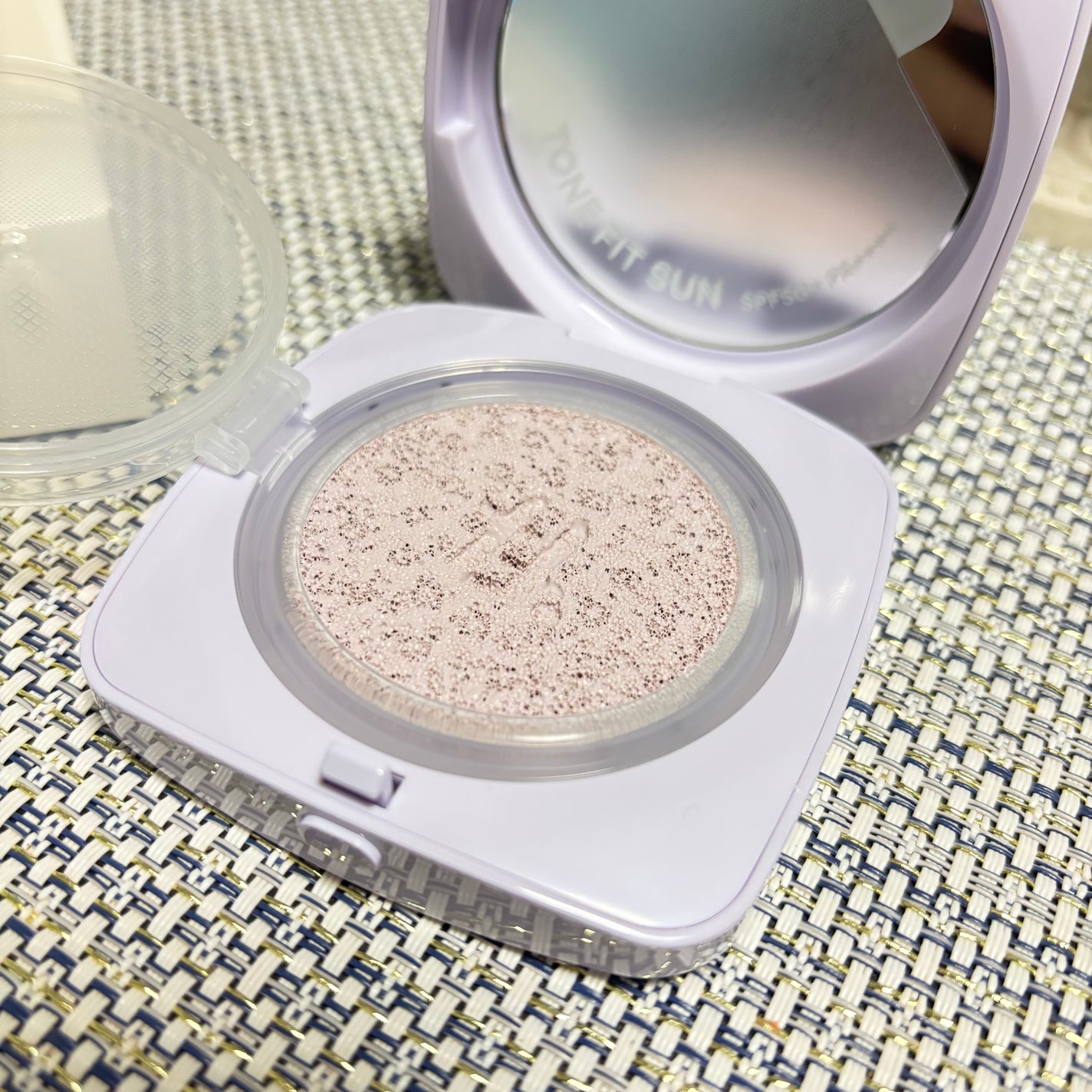 ベースフィットトーンアップサンクッション/TFIT/クッションファンデーションを使ったクチコミ(2枚目)