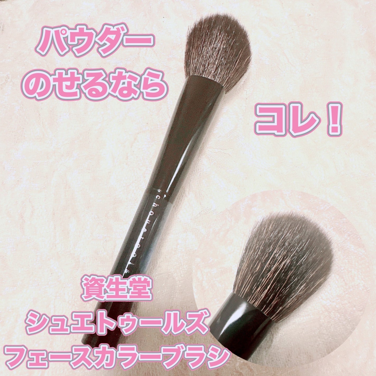 シュエトゥールズ フェースカラーブラシ (M) /シュエトゥールズ/メイクブラシを使ったクチコミ(1枚目)