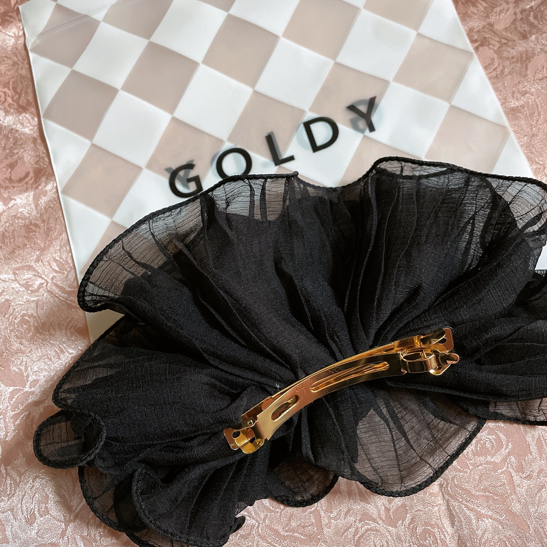 ヘアバレッタ/GOLDY/ヘアアクセサリーを使ったクチコミ（3枚目）