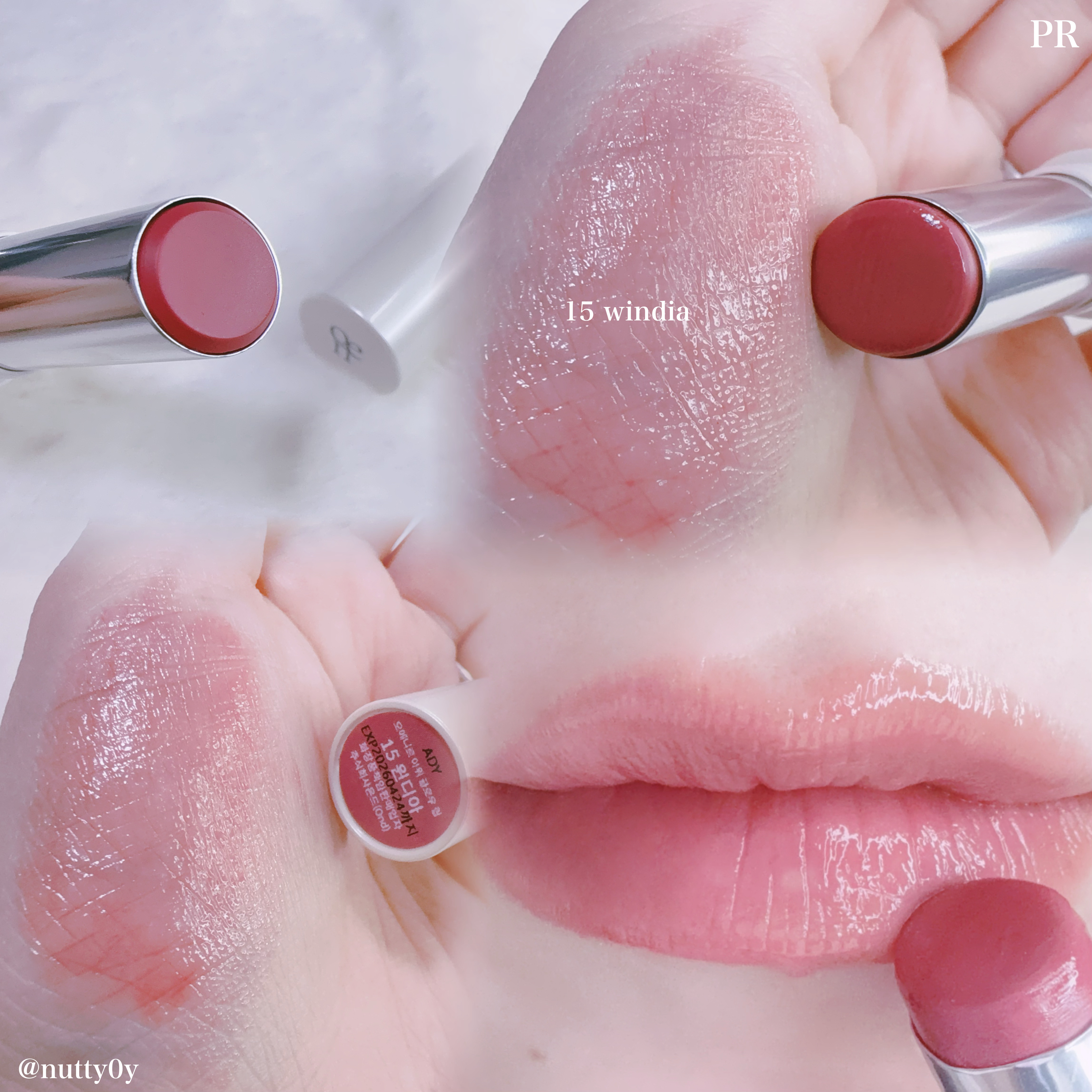 アワーグロウリップ #15 Windia/oenir/口紅を使ったクチコミ（2枚目）