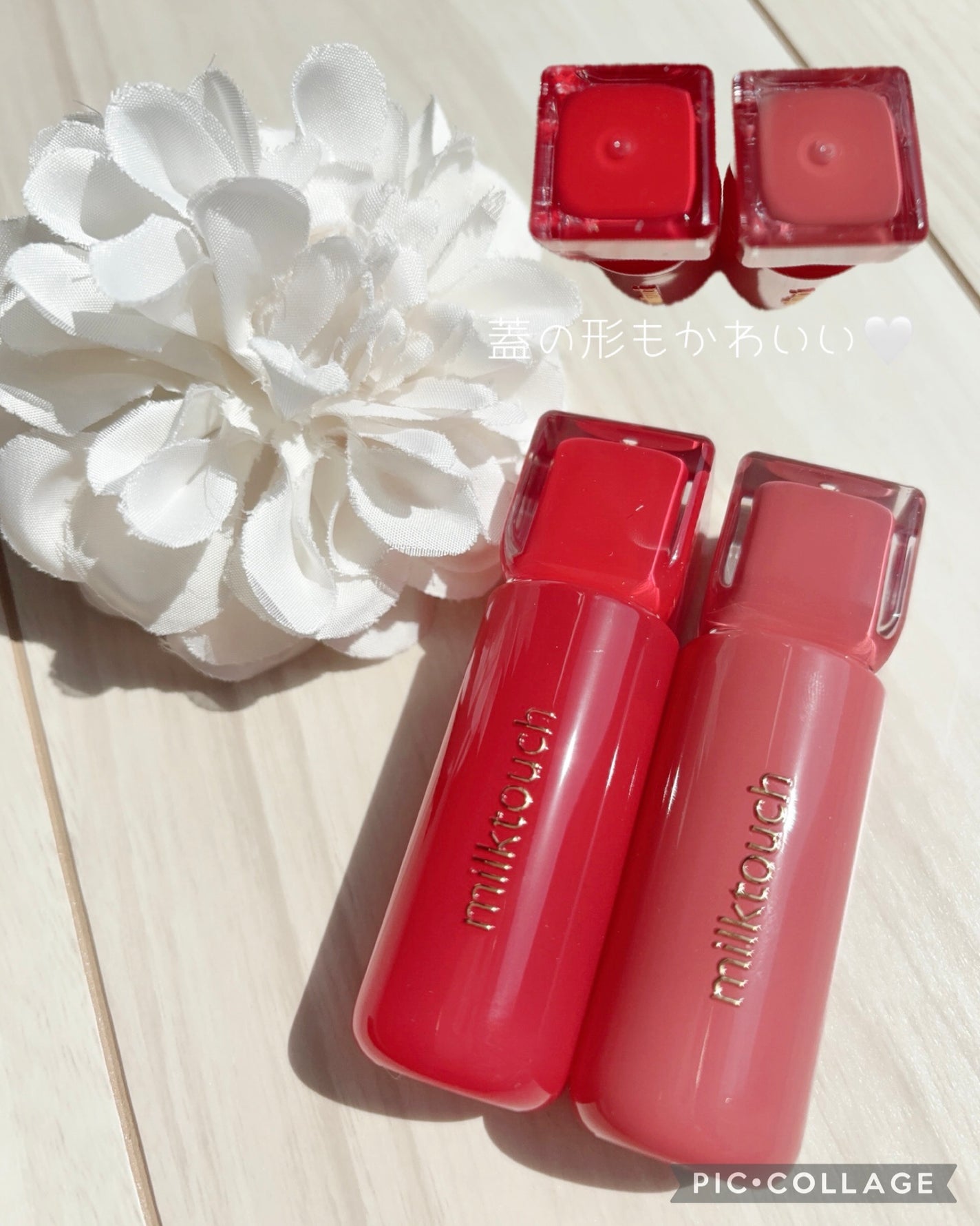 ジェリーフィットティンティッドグロウティント/Milk Touch/リップティントを使ったクチコミ(6枚目)