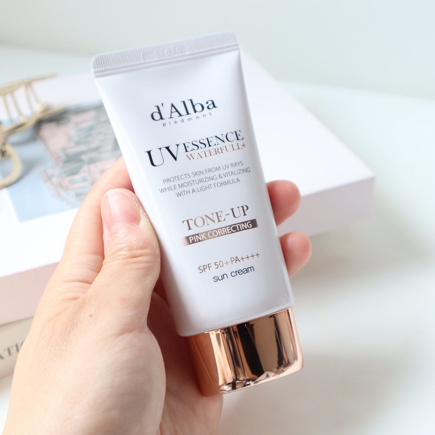 ウォータフルトーンアップサンクリーム/ダルバ/日焼け止めクリームを使ったクチコミ（3枚目）