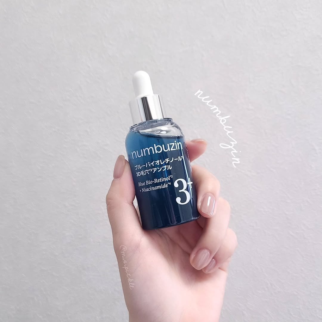 3番 ブルーバイオレチノール3D毛穴アンプル/numbuzin/美容液を使ったクチコミ(1枚目)