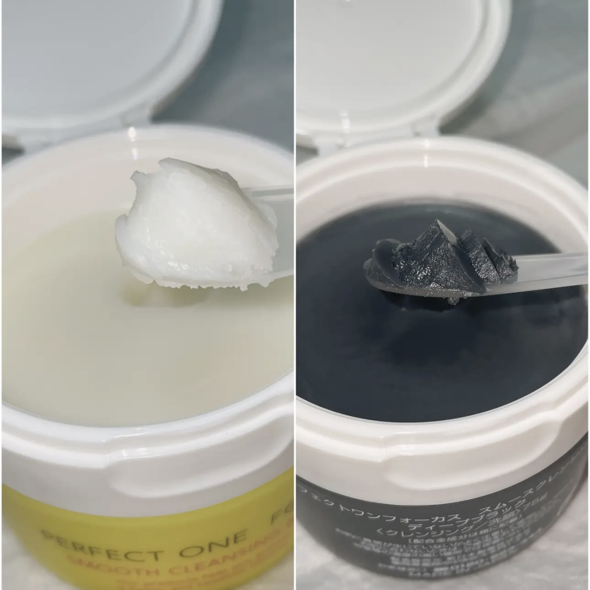 パーフェクトワンフォーカス スムースクレンジングバーム ディープブラック/PERFECT ONE  FOCUS/クレンジングバームを使ったクチコミ（3枚目）
