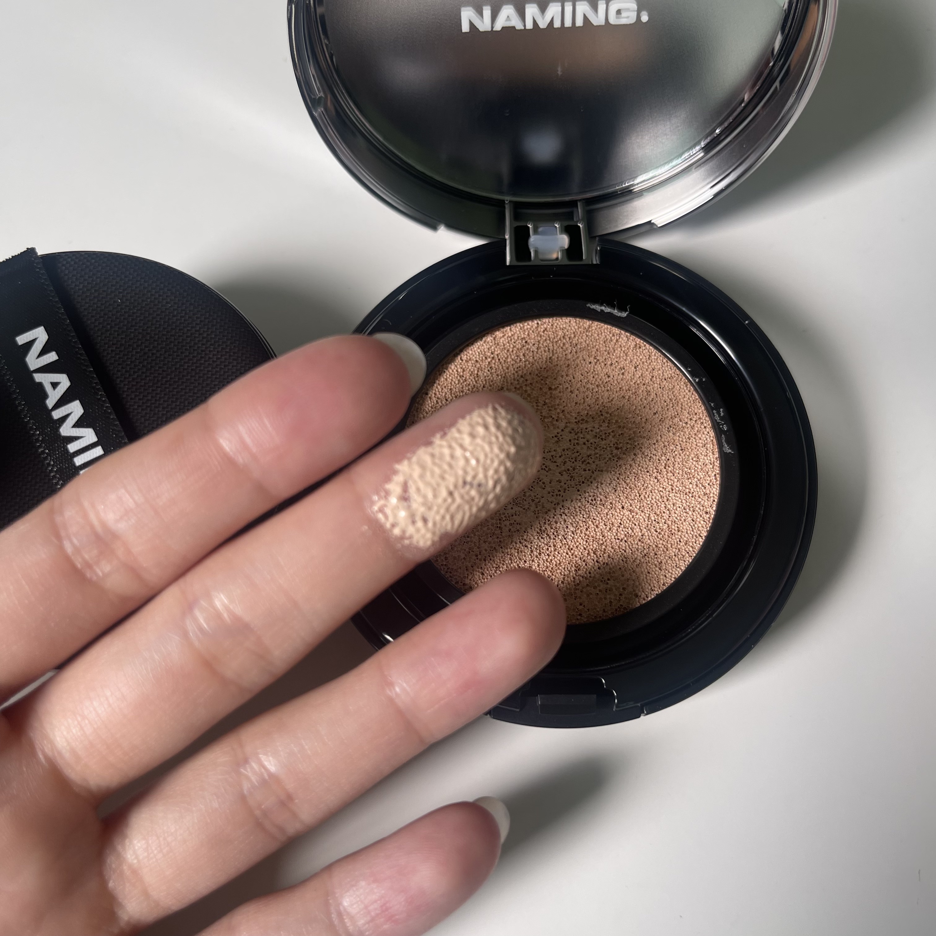 ネーミング レイヤード フィットクッション/NAMING./クッションファンデーションを使ったクチコミ（3枚目）