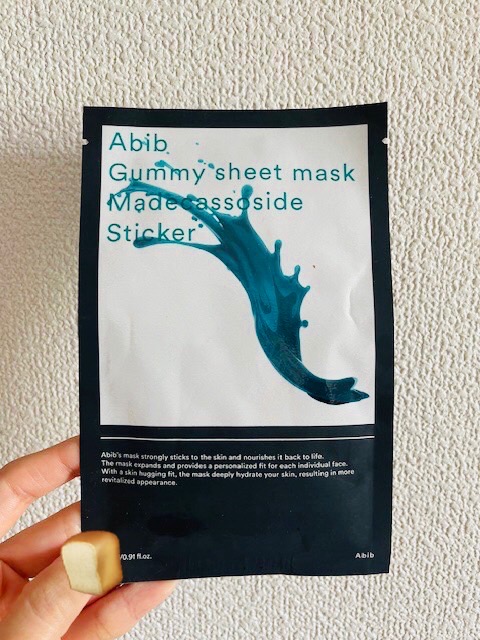 ガムシートマスクパック マデカソサイドステッカー/Abib /シートマスク・パックを使ったクチコミ（3枚目）