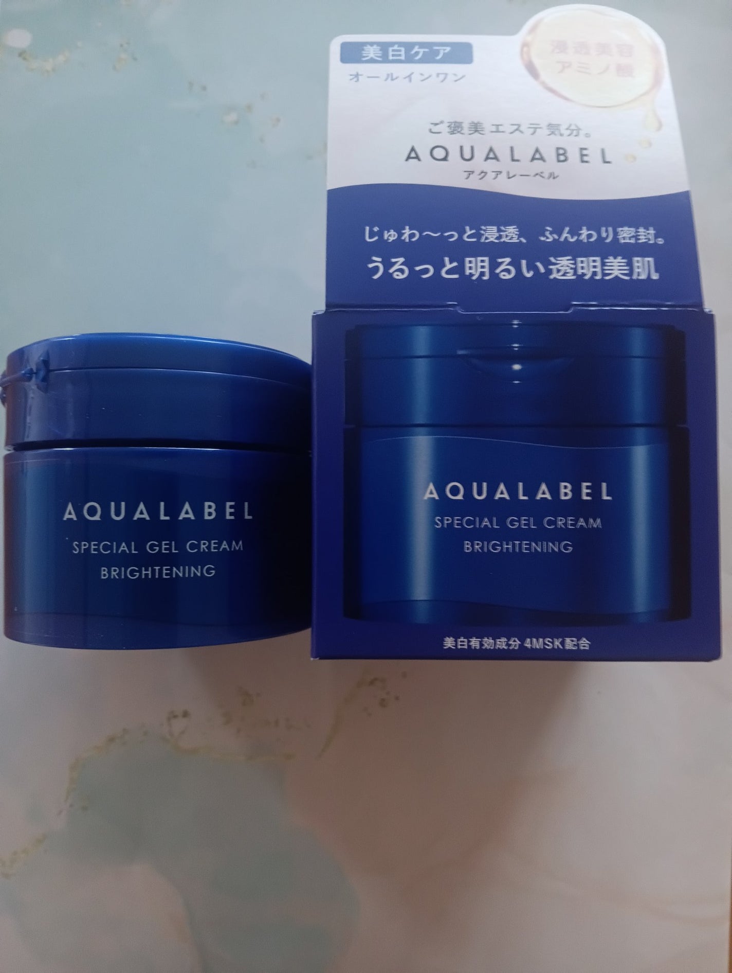 スペシャルジェルクリーム EX (ブライトニング) /アクアレーベル/オールインワン化粧品を使ったクチコミ(1枚目)