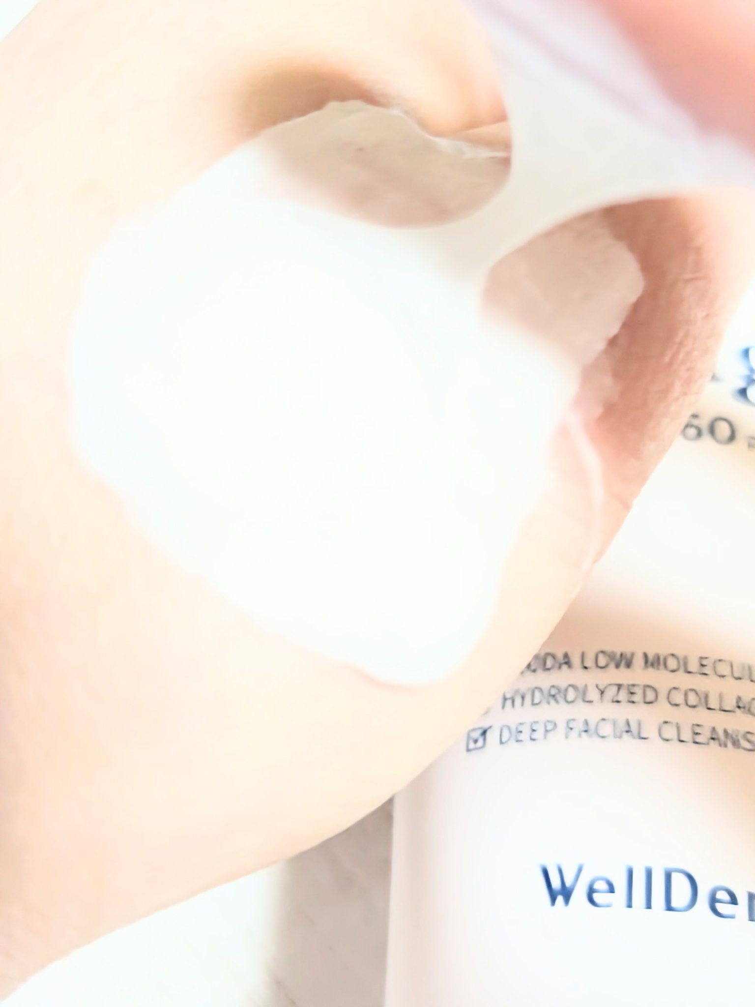 サファイアマリンコラーゲン洗顔フォーム/WellDerma/洗顔フォームを使ったクチコミ（2枚目）