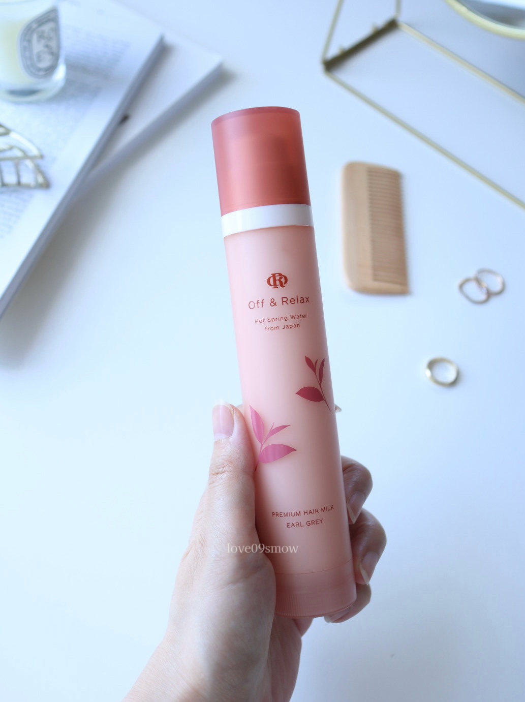 Off&Relax ＯＲ プレミアムヘアミルク　アールグレイ＆キューカンバーの香りのクチコミ「haircare♡

香りも良くて最近お気に入りのヘアケア♡

………

@or.japan
.....」（2枚目）