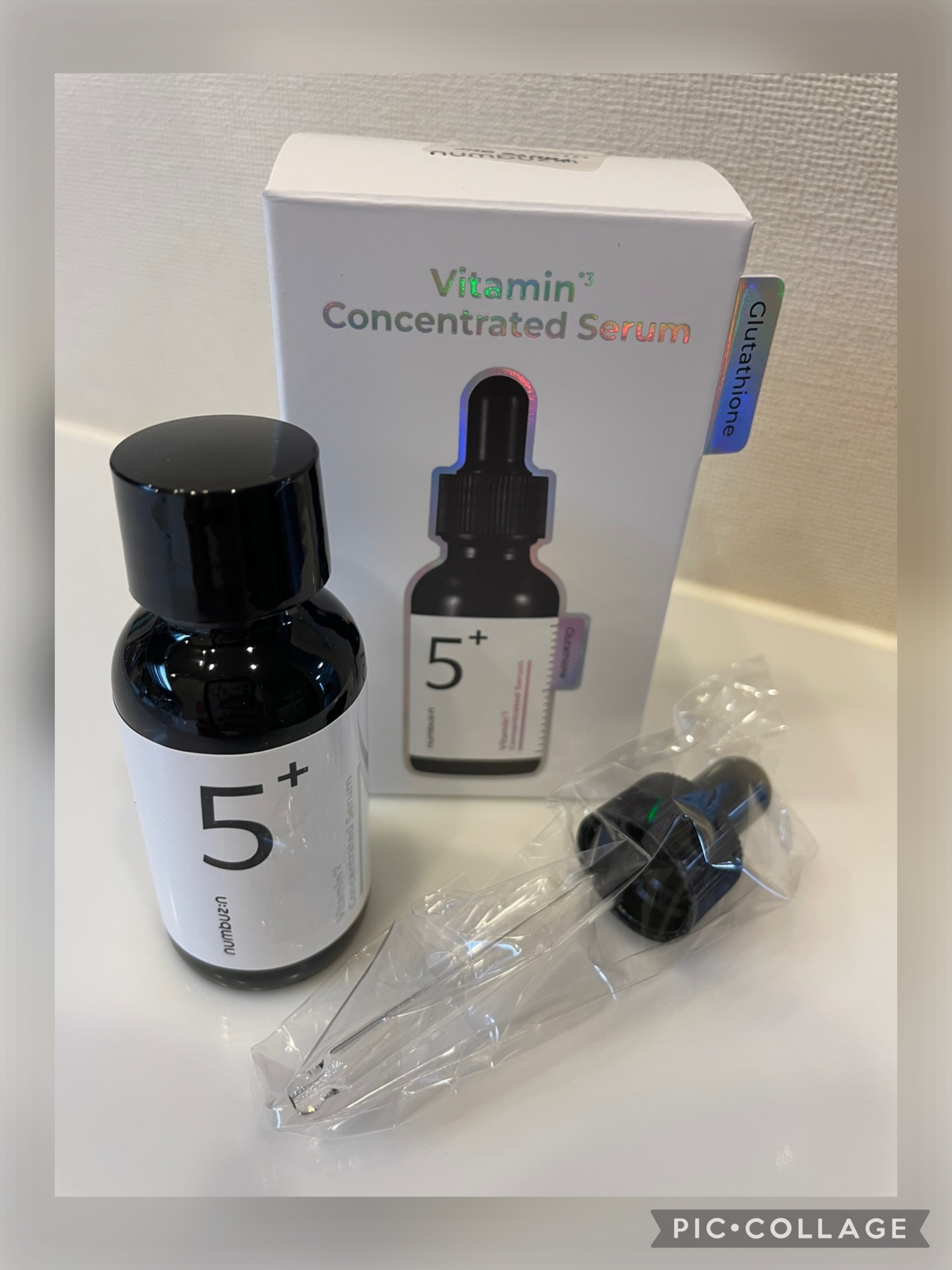 5番 白玉グルタチオンＣ美容液/numbuzin/美容液を使ったクチコミ（2枚目）