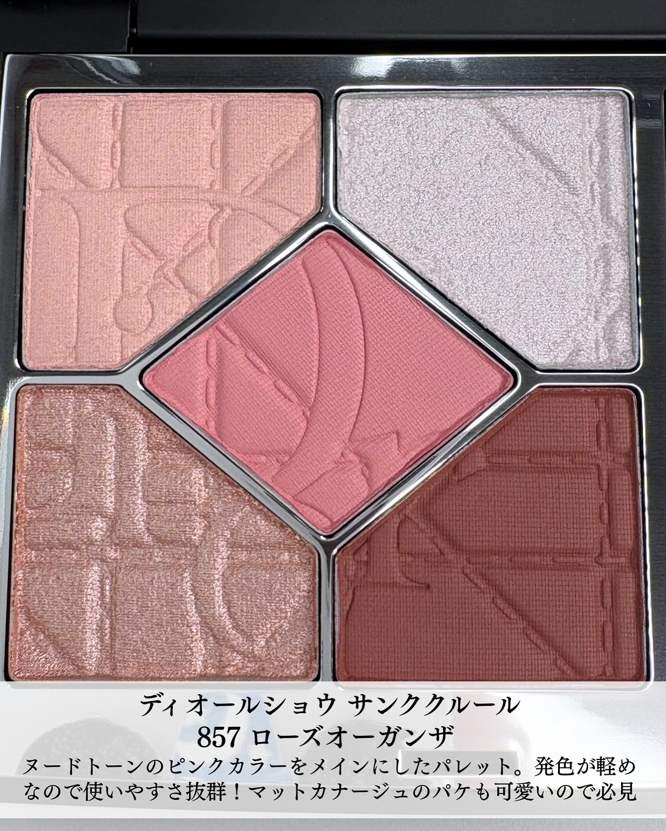【旧】ディオールショウ サンク クルール（限定品）/Dior/アイシャドウを使ったクチコミ（2枚目）