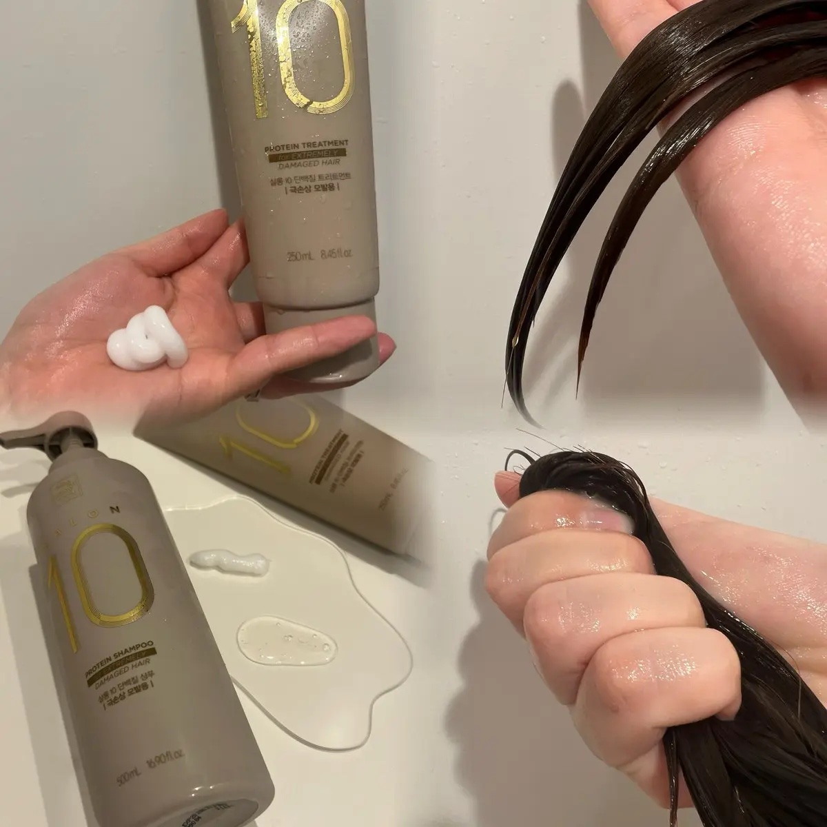ミジャンセン サロン10 シャンプー/トリートメント エクストラダメージヘア用 トリートメント250ml/miseenscene/シャンプー・コンディショナーを使ったクチコミ（3枚目）