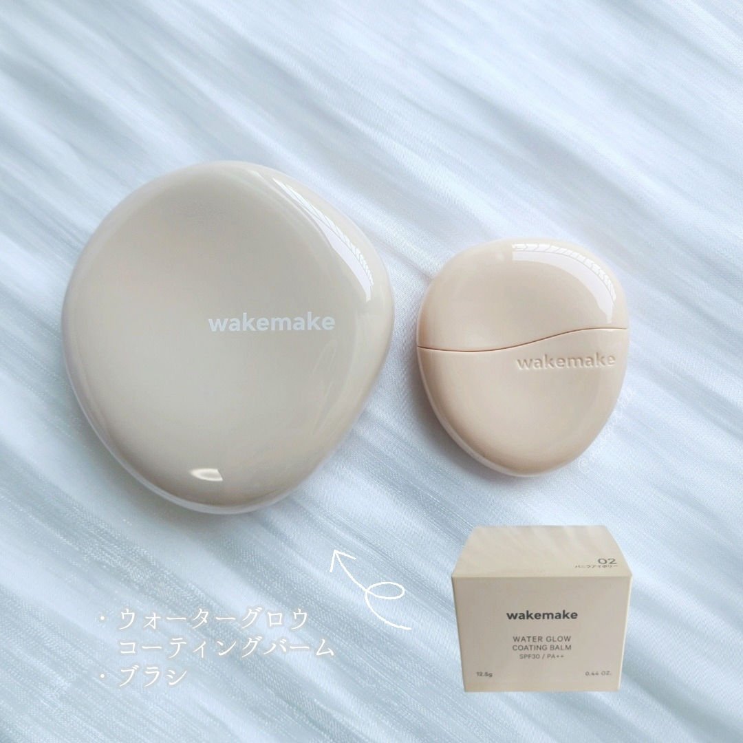 ウォータフルグロウティント/wakemake/リップティントを使ったクチコミ（3枚目）