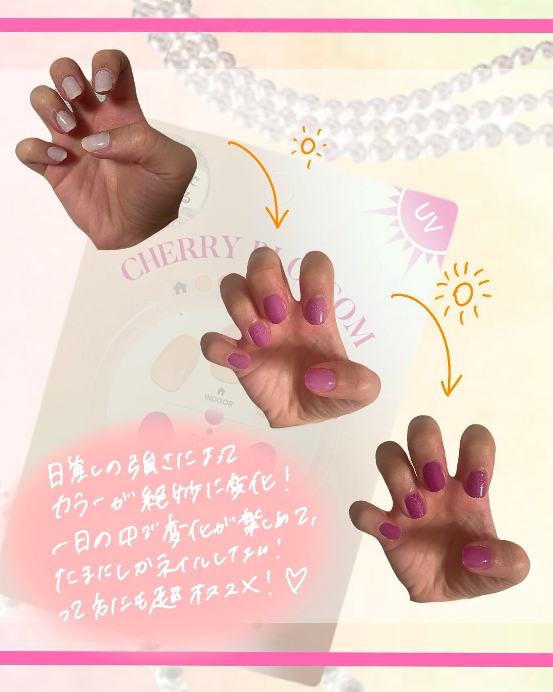 SUNNY RECIPE COLOR CHANGE GEL NAIL/SUNNY RECIPE/ネイルシールを使ったクチコミ（3枚目）