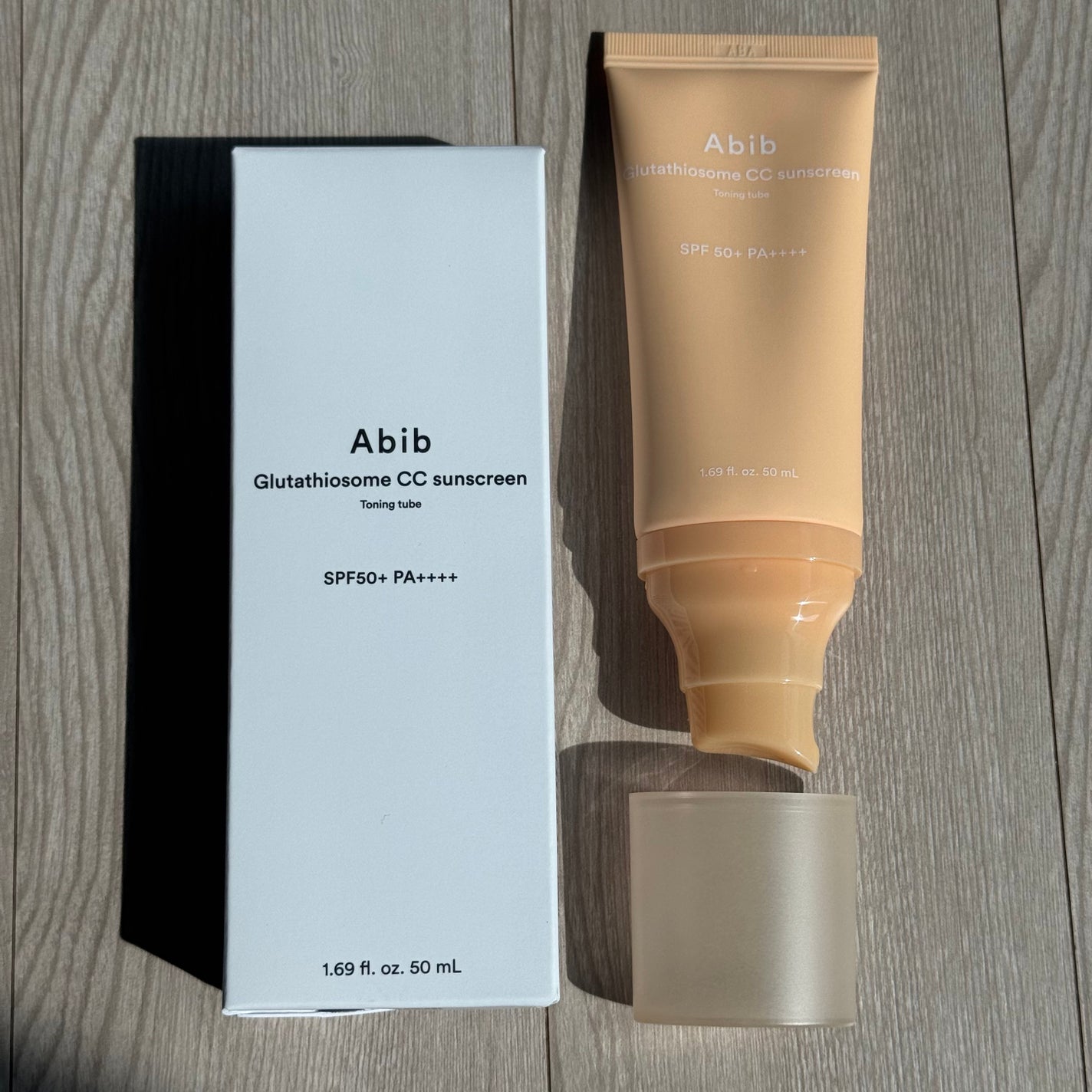 グルタチオンソームCCサンクリームトーニングチューブ/Abib /CCクリームを使ったクチコミ(1枚目)