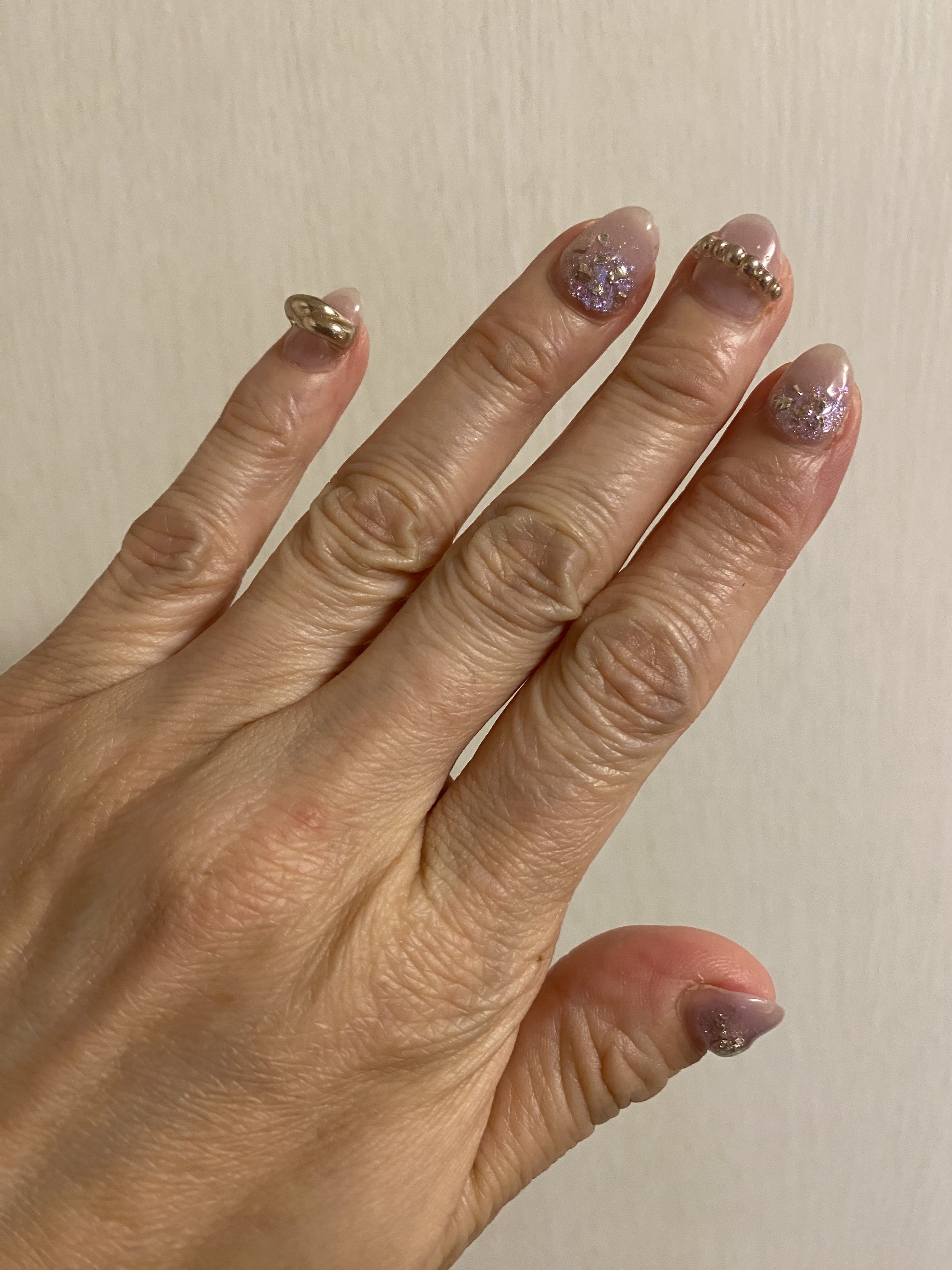 #今月のネイル,#ジェルネイル,#宝石ネイルのネイルデザイン