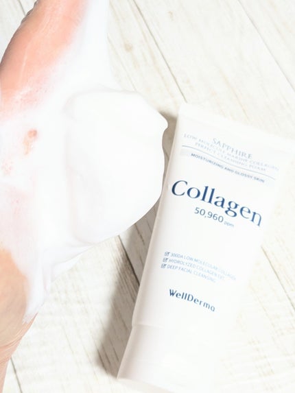 サファイアマリンコラーゲン洗顔フォーム/WellDerma/洗顔フォームを使ったクチコミ(4枚目)