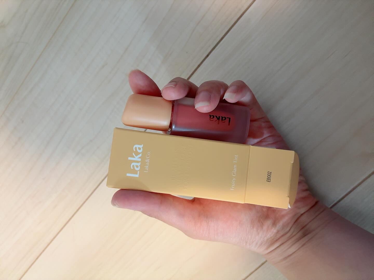 フルーティーグラムティント/Laka/リップティントを使ったクチコミ（1枚目）