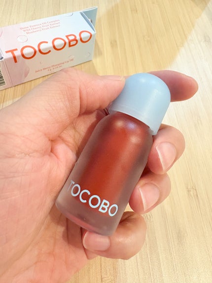 ジューシーベリープランピングリップオイル/TOCOBO/リップグロスを使ったクチコミ(4枚目)