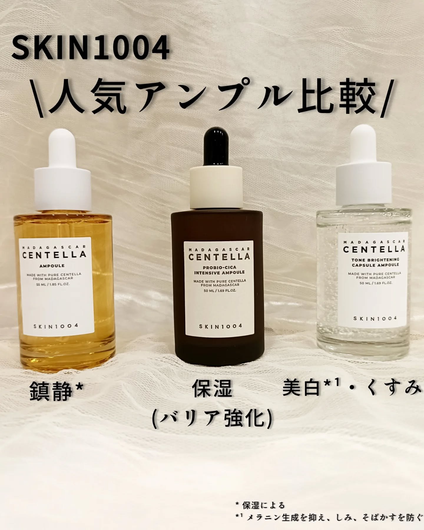 センテラ アンプル/SKIN1004/美容液を使ったクチコミ（1枚目）