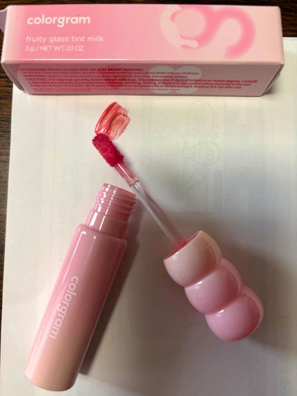 タンフルグラスティントミルク 1号 ベリーアメイジング/Colorgram/リップティントを使ったクチコミ(1枚目)