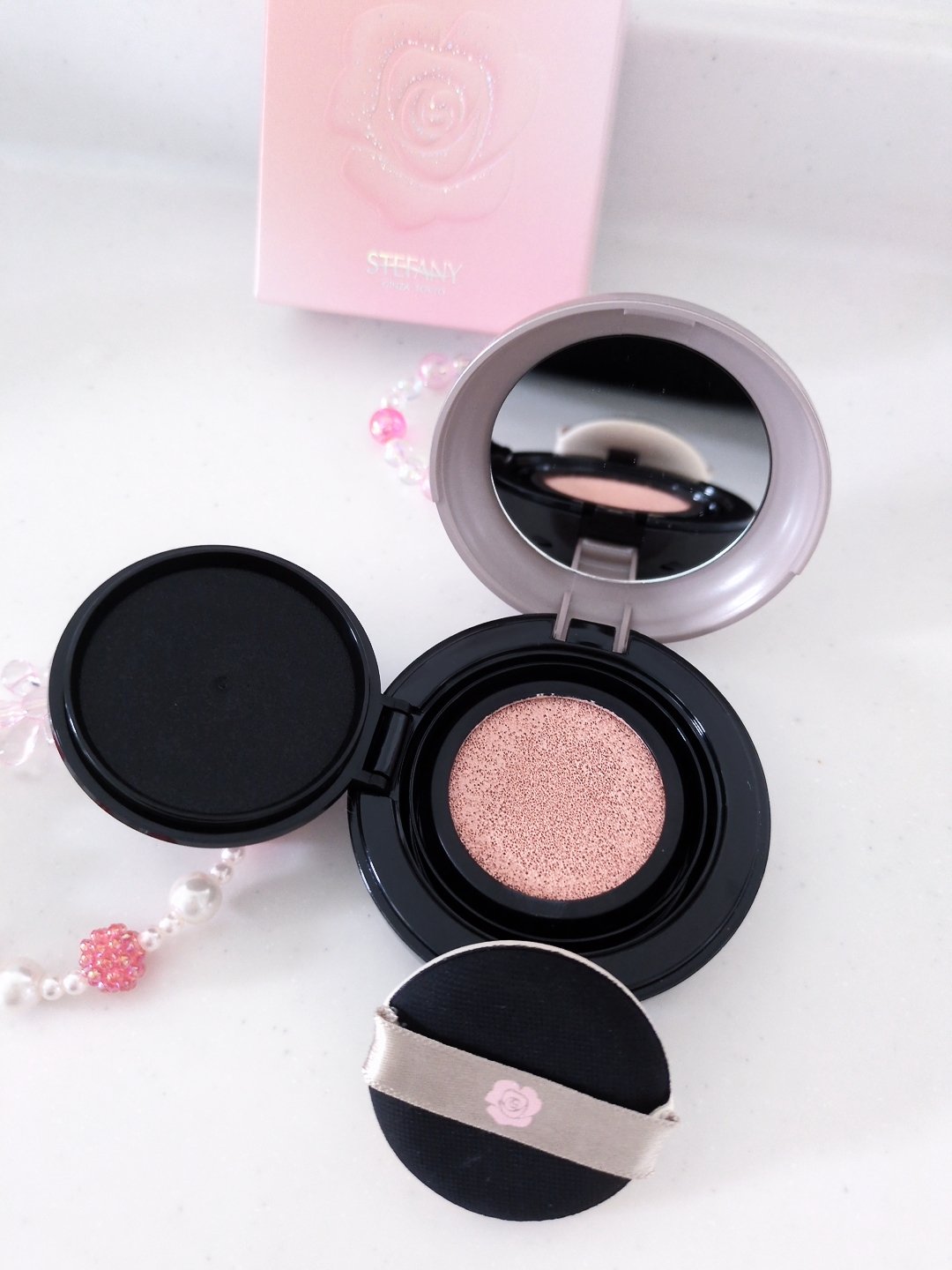 ステファニーピュアカラークッションチーク/ステファニー/リキッドチークを使ったクチコミ（2枚目）