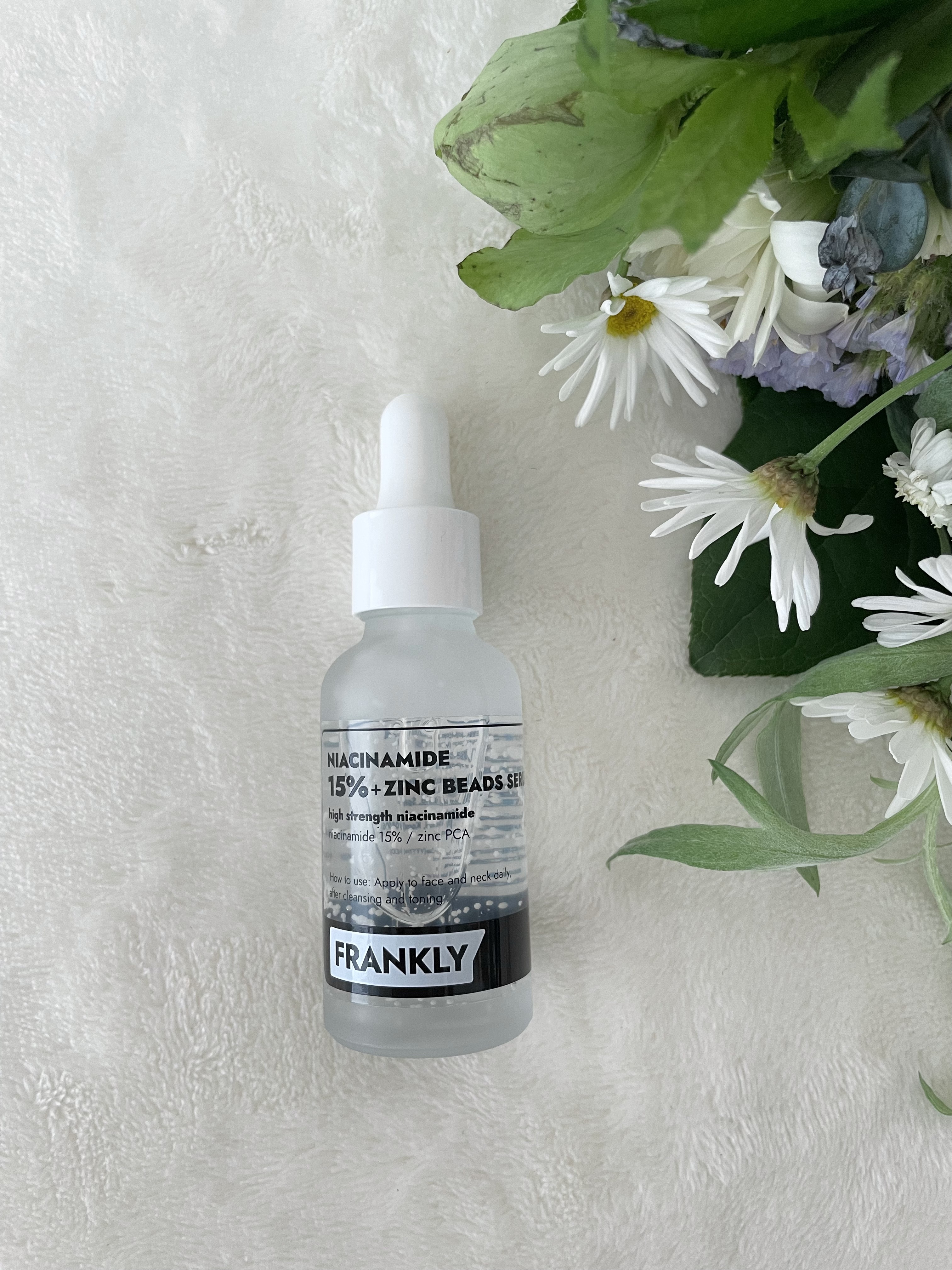 ナイアシンジンクビーズセラム/Frankly/美容液を使ったクチコミ（1枚目）