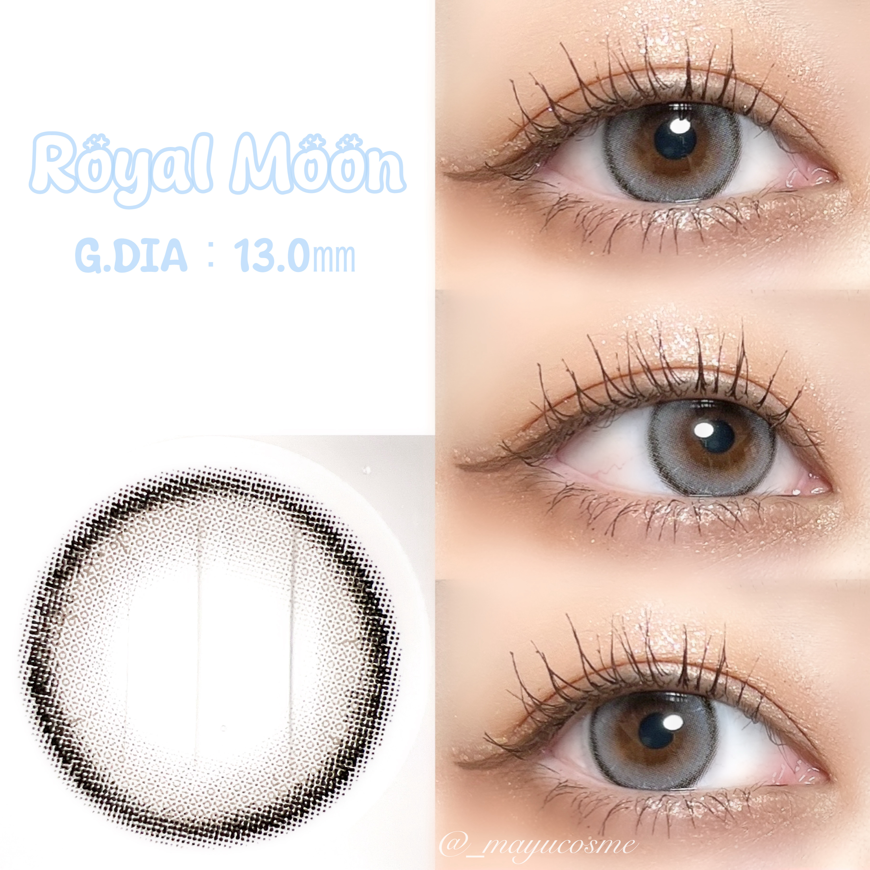 mimi charme 1day/mimi charme/ワンデー（１DAY）カラコンを使ったクチコミ（3枚目）