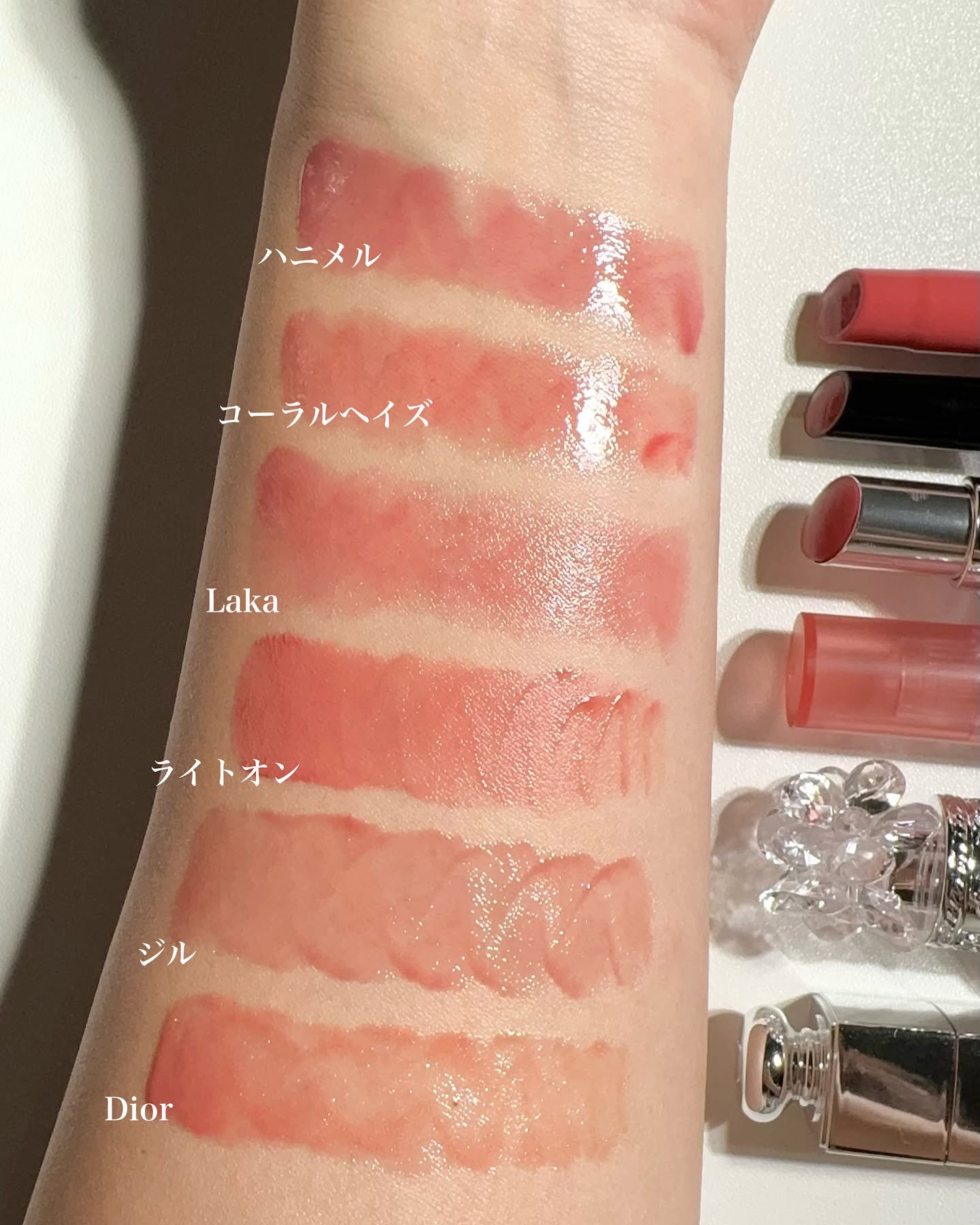 ジルスチュアート　Dior　YSL CHANEL　口紅 ジルスチュアート Dior YSL CHANEL 口紅 ジルスチュアート Dior YSL