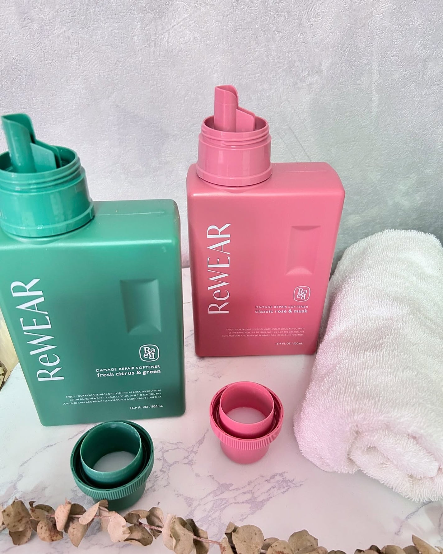 再生柔軟剤 クラシックローズ&ムスク/ReWEAR/柔軟剤を使ったクチコミ(2枚目)