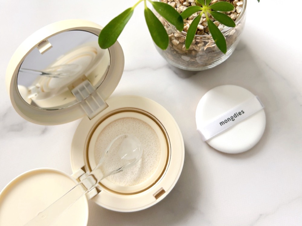 日焼け止めクッション SPF 43 PA+++/モンディエス/日焼け止めローションを使ったクチコミ（3枚目）