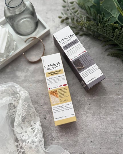 白米ピールショットゴマージュアンプル/Dr.Melaxin/美容液を使ったクチコミ(7枚目)