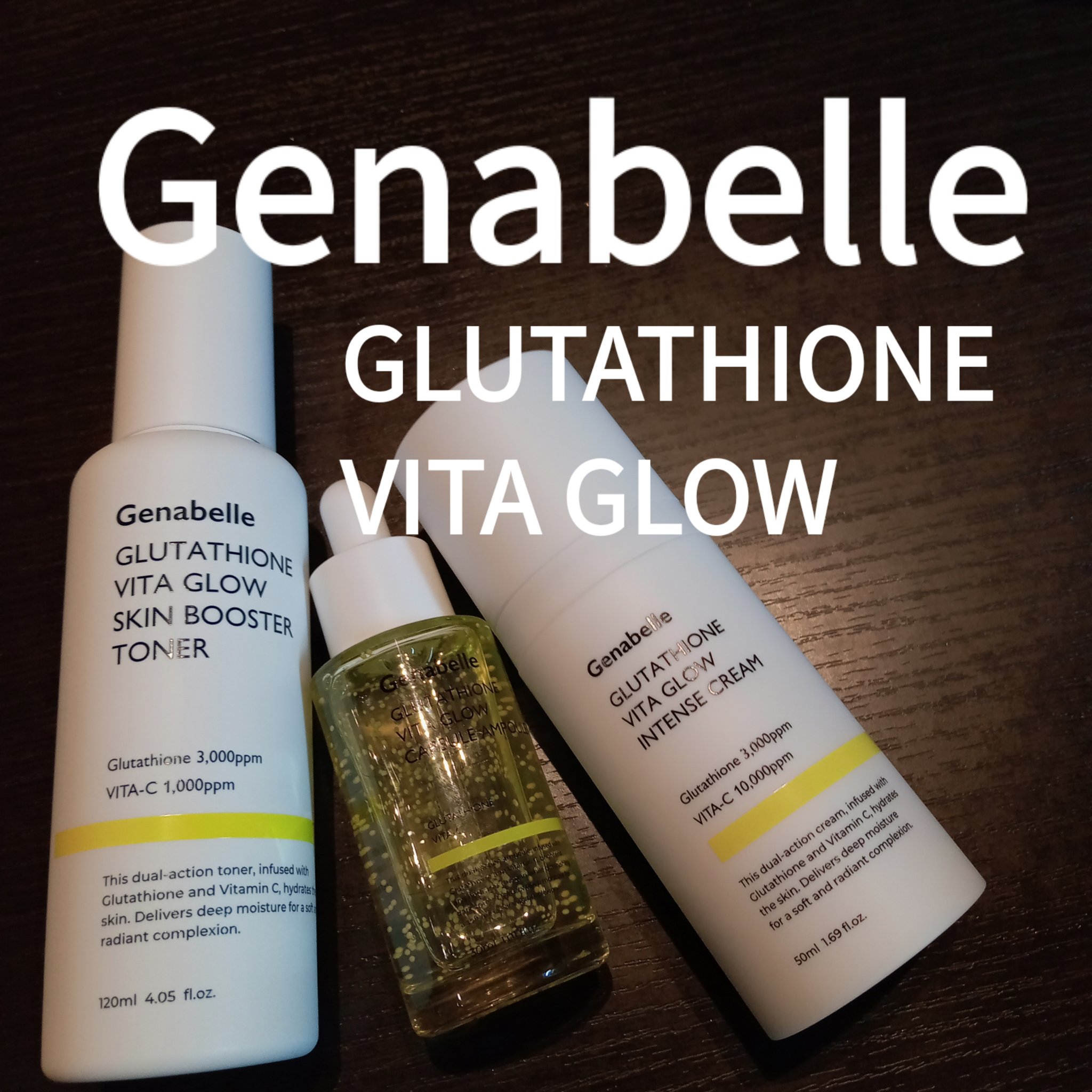 グルタチオンビタグローカプセル美容液/Genabelle/美容液を使ったクチコミ（1枚目）