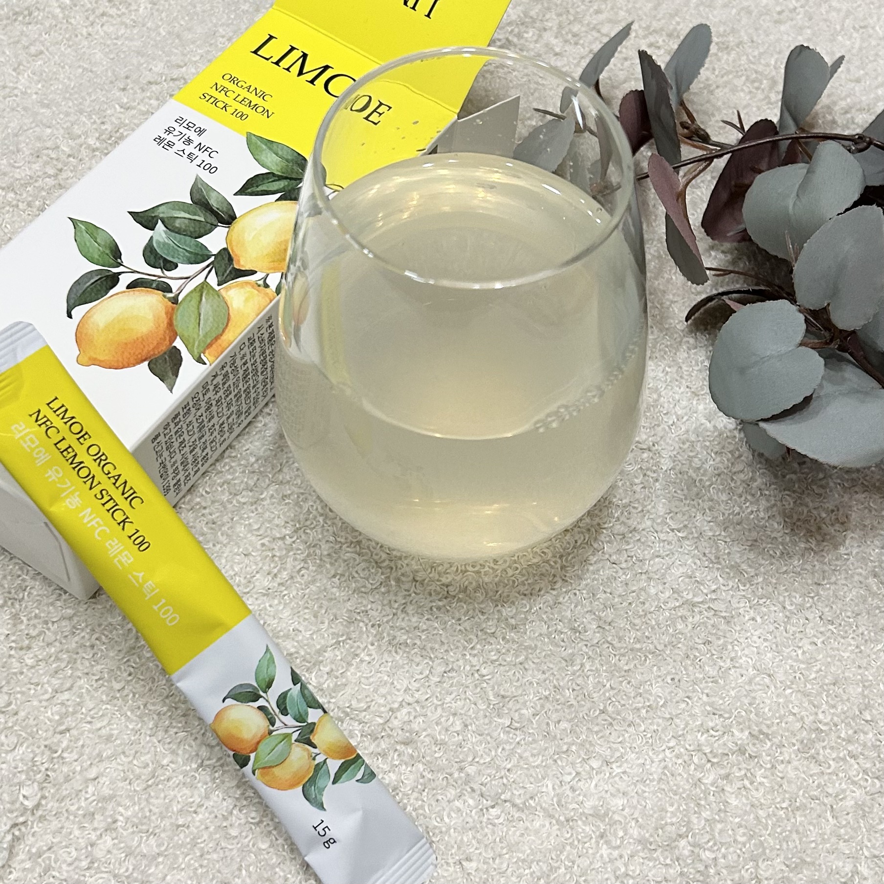 Organic NFC Lemon Stick 100/LIMOE /野菜ジュースを使ったクチコミ（3枚目）